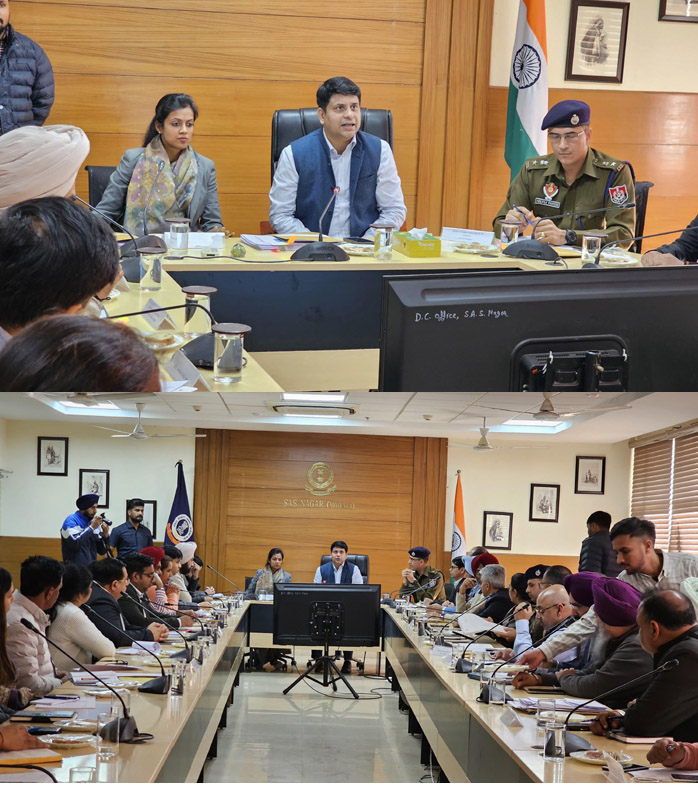 आवास एवं शहरी विकास सचिव ने मोहाली की सड़कों पर भीड़भाड़ कम करने के लिए अधिकारियों के साथ विस्तृत चर्चा की।